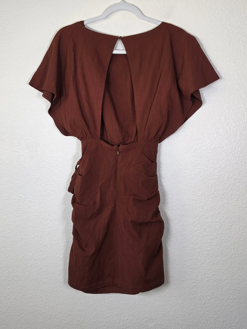 Free People Rust Rough Rider Mini Dress XS - Picture 3 of 6